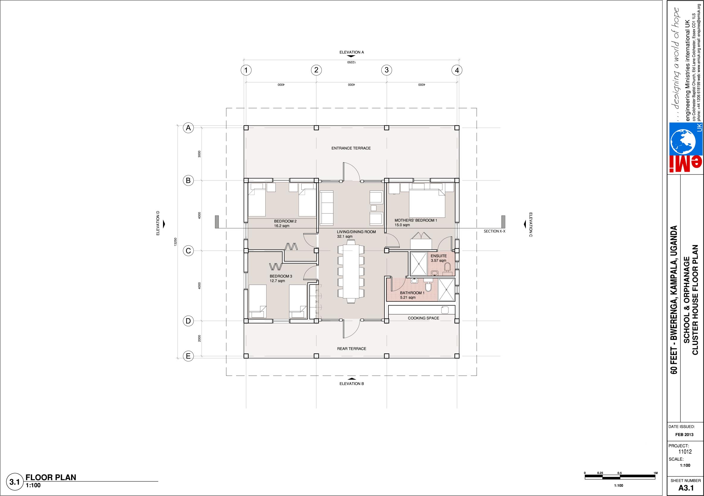 A3 1 Cluster House Floor Plan Emibaby